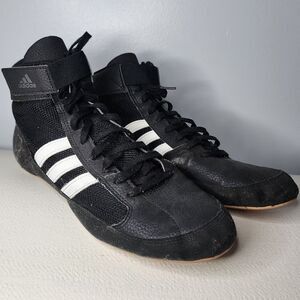 Adidas HVC 2 Mens 11.5 Black Wrestling Shoes